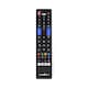 image 1 of Nedis Samsung Replacement Remote Control for TV's, Preprogrammed Infrared Remote with Netflix, Prime, Disney+ & YouTube Buttons, Compatible with All Samsung Models – Black