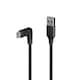 image 1 of 1m USB 3.2 Type-A to Right-Angled USB-C Cable