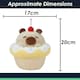 image 2 of Capybara Cup Cake Soft Toy Cute Plushie Huggable Cuddly Stuffed Toy 20cm Yellow