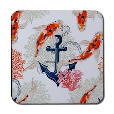 Anchor & Fish (Coaster)