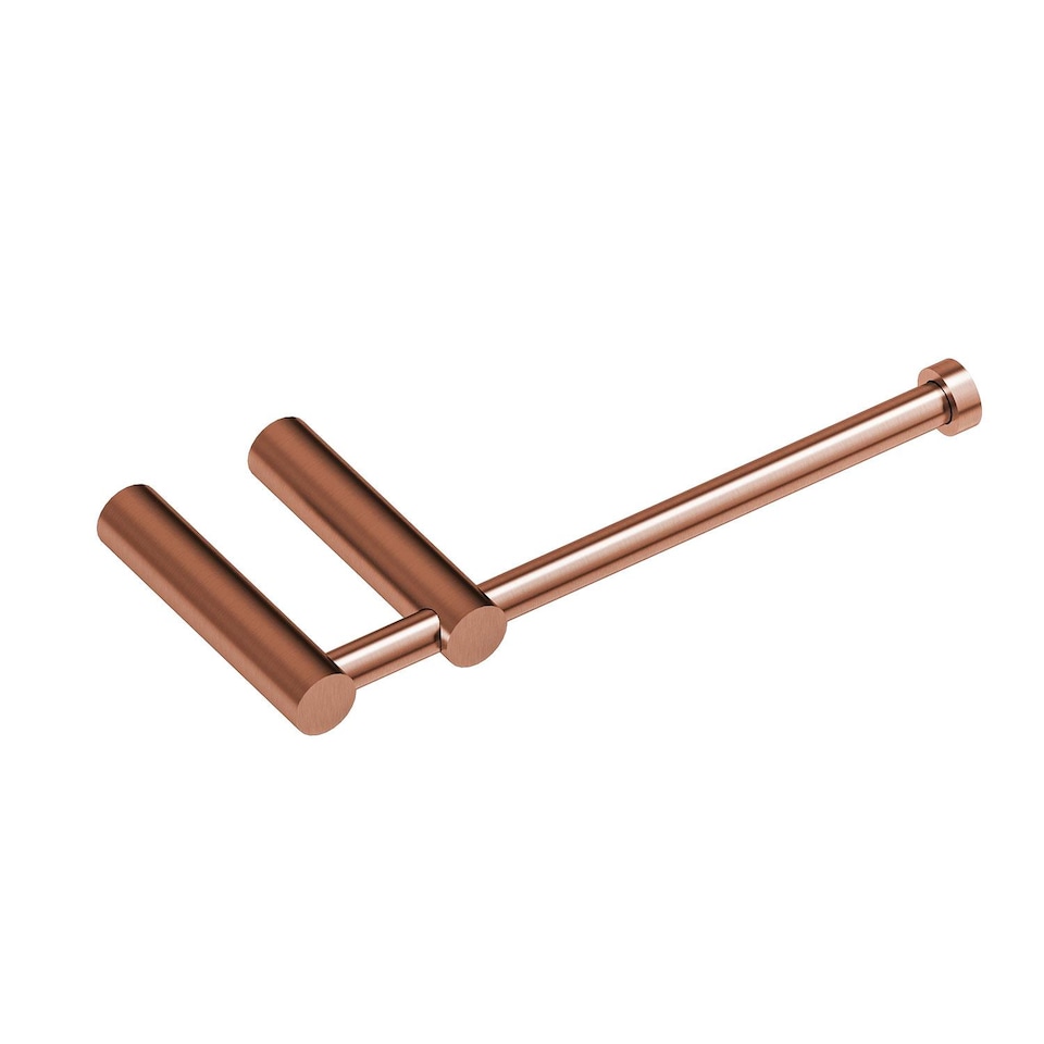 image 1 of COSMIC Toilet roll holder, Brushed copper PVD, LOGIC Collection