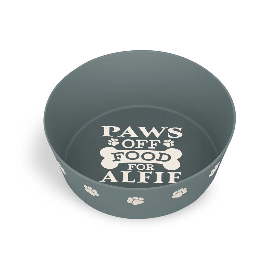 image 1 of Pre-personalised Dog Bowl Featuring Popular Names, Breeds and Captions - Barney - Over 60 Titles Available