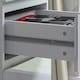 image 7 of FWStyle Stora 2 Drawer Bedside Cabinet - White Gloss Front