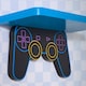 image 4 of OHS Kids Set of 3 Gaming Novelty Wall Shelves Floating Storage