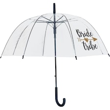 X-Brella Womens/Ladies Bride Tribe Dome Umbrella - Clear - One Size