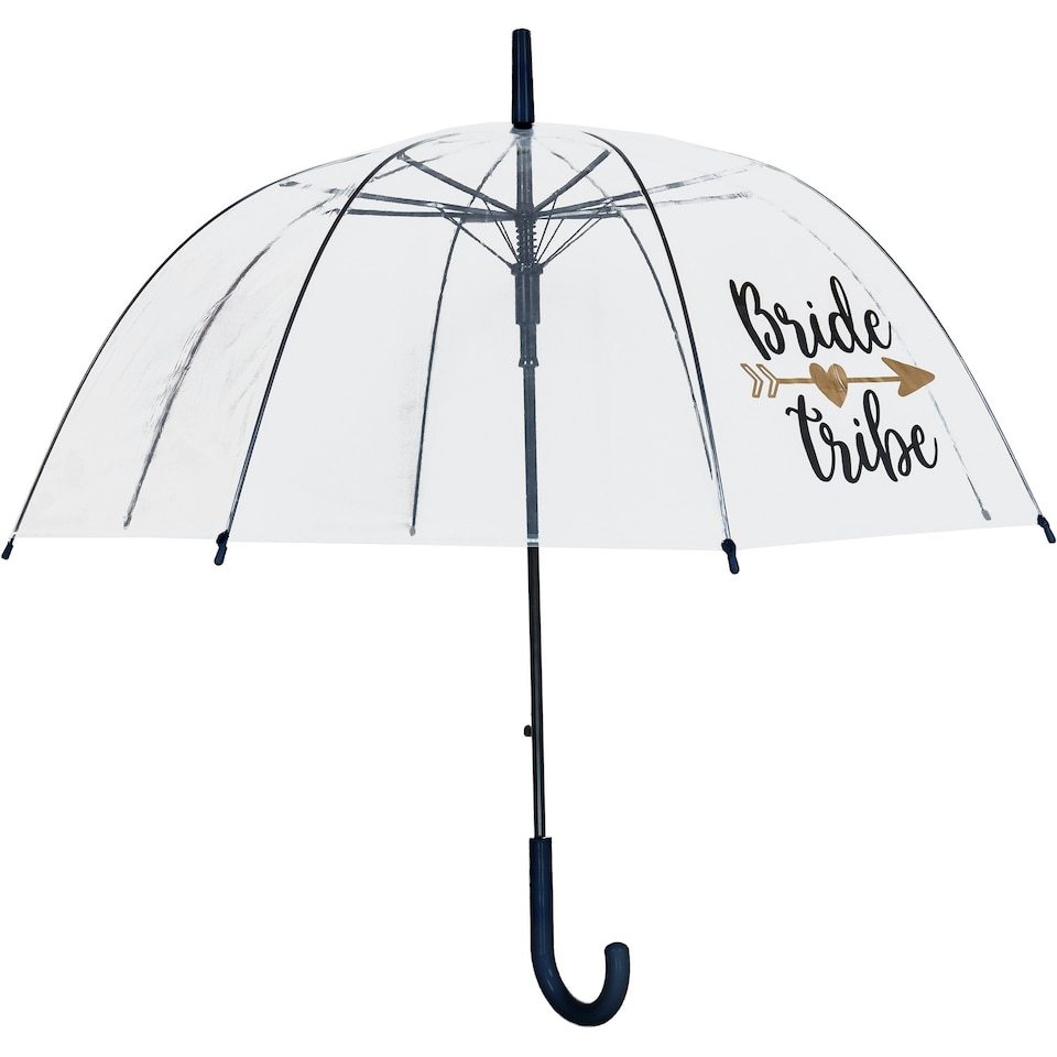 image 1 of X-Brella Womens/Ladies Bride Tribe Dome Umbrella - Clear - One Size