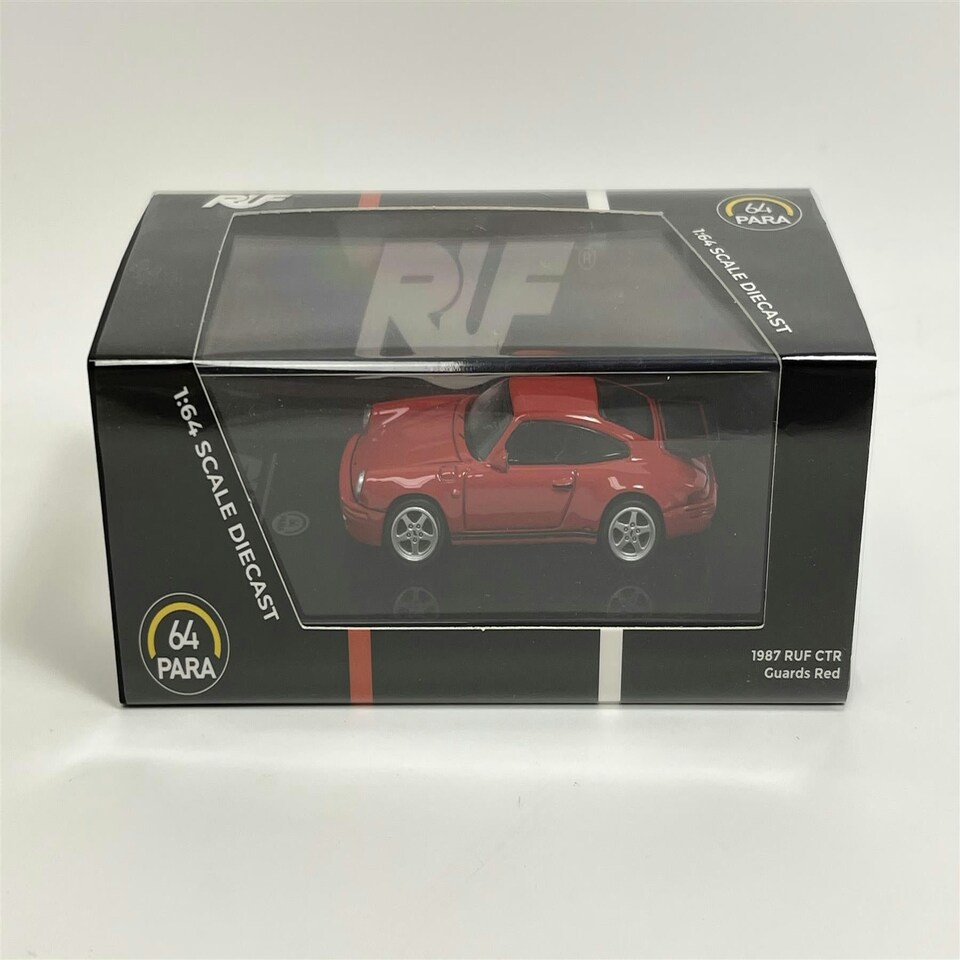 image 1 of 1987 RUF CTR Guards Red LHD 1:64 Scale Paragon 55294