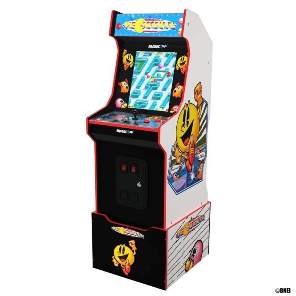 image 1 of Arcade1Up Pac-Mania Legacy 14-in-1 Wifi Enabled Arcade Machine White