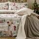image 3 of furn. Joy To All Printed Super King Duvet Set White | Super King
