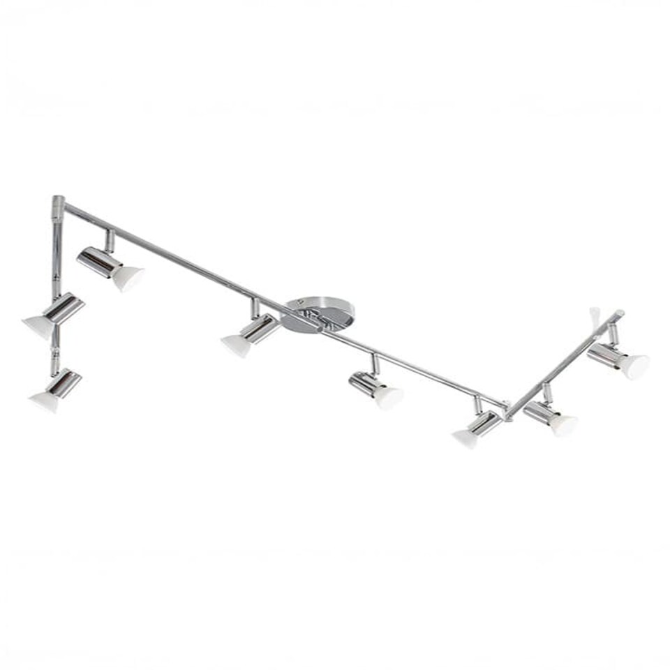 image 1 of ValueLights Consul 8 Way Flexi Z Spotlight Chrome | Chrome