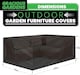 image 5 of Gracious Gardens Rectangular 250x210x90cm Waterproof Garden Furniture Cover | Black | Black | 250x210x90cm | 1