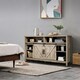 image 8 of COSTWAY 65 Inches TV Stand Media Entertainment Center Grey Grey
