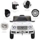 image 6 of HOMCOM Mercedes Benz G500 12V Kids Electric Ride On Car w/ Remote Control White