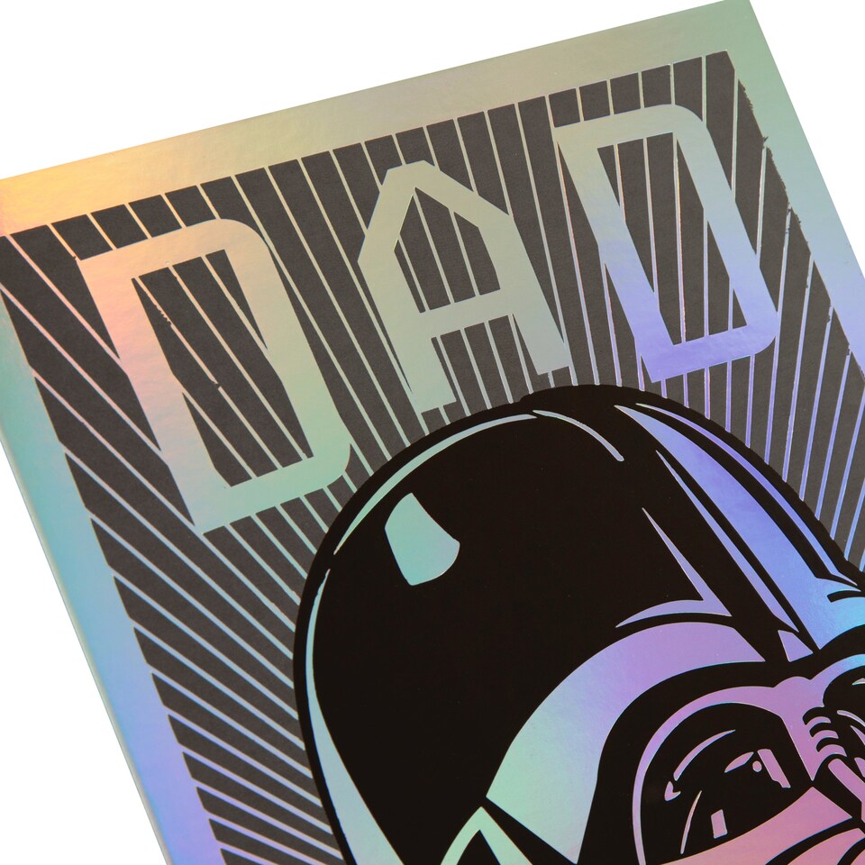 image 1 of Hallmark Father's Day Card For Dad - Star Wars Darth Vader Design