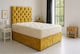 image 3 of Foot End Lift Open 6ft Superking Gold Crush Velvet Bed Set