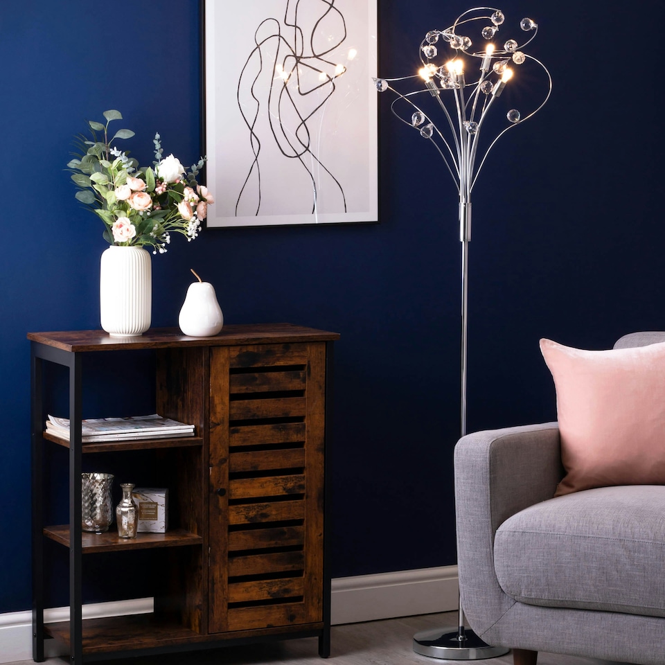 image 1 of BHS Lila Floor Lamp, Chrome