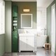 image 3 of SoBuy Tall Bathroom Storage Cabinet with Adjustable Shelves and Drawer, Dark Green, 7.9x7.9x70.9 in, 13.4 kg - BZR34-II-SY