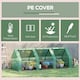 image 3 of Outsunny Mini Greenhouse Garden Planter Zipper Doors Portable 270 x 90 x 90cm