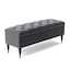 Steel Grey Plush Velvet