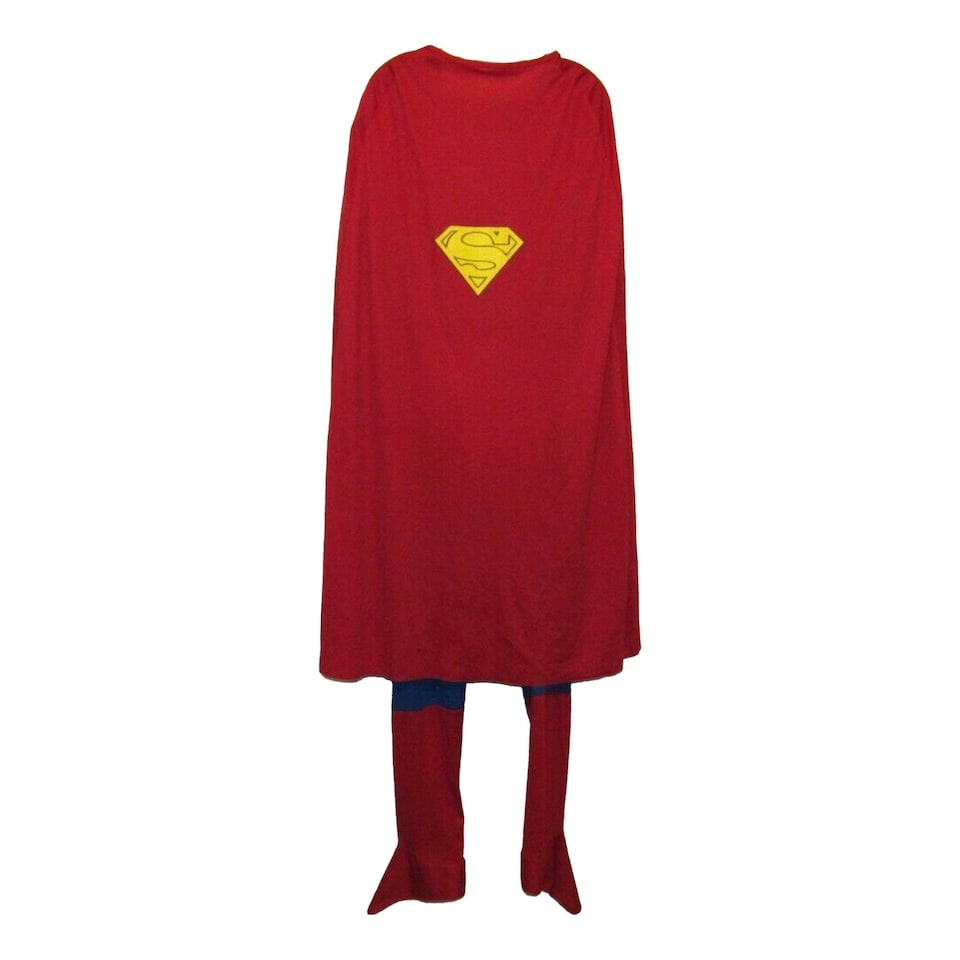 image 1 of Superman Mens Deluxe Muscles Costume - Blue/Red/Yellow - M Blue | M