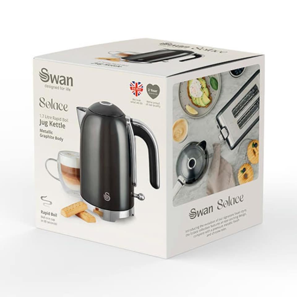 image 1 of Swan Solace Graphite Kettle