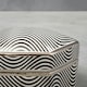 image 2 of Interiors by Premier Black and Silver Small Pedestal Vase, Glossy Stoneware Vase With Metallic Silver Base, Decorative Vase Black