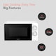 image 4 of 20L Freestanding Microwave Oven with Mechanical Controls 700W - White