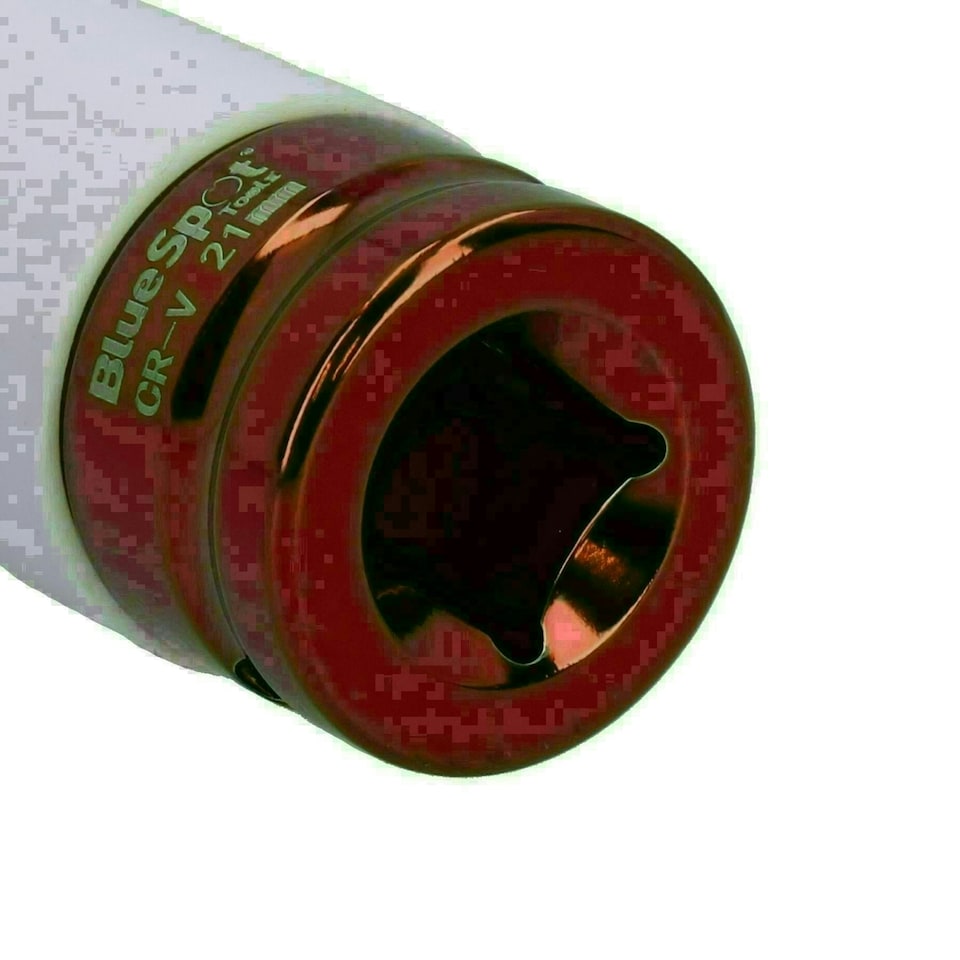 image 1 of 1/2" Drive Alloy Wheel Nut Sockets Double Deep 17mm 19mm 21mm 3pc Set