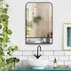 image 4 of HOMCOM Rectangle Wall Mirror with Shelf 86 x 53 cm, for Living Room, Bedroom