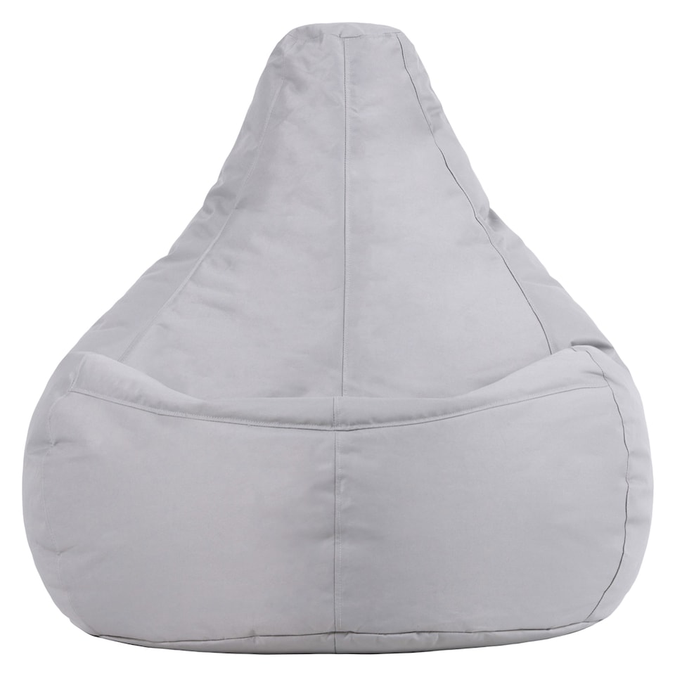image 1 of Icon Dalton High Back Adult Gaming Indoor Outdoor Bean Bag Chair, Grey