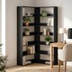 image 2 of HOMCOM 7 Tiers Corner Bookshelf, L-Shaped