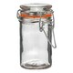 image 4 of Argon Tableware Glass Storage Jars with Heart Labels - 70ml - Clear - Pack of 6
