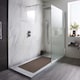 image 5 of Nicoman Reversible Dual-Colour PVC Shower Mat - 100cm x 40cm | Grey | Grey/Brown | Rectangular 100x40cm