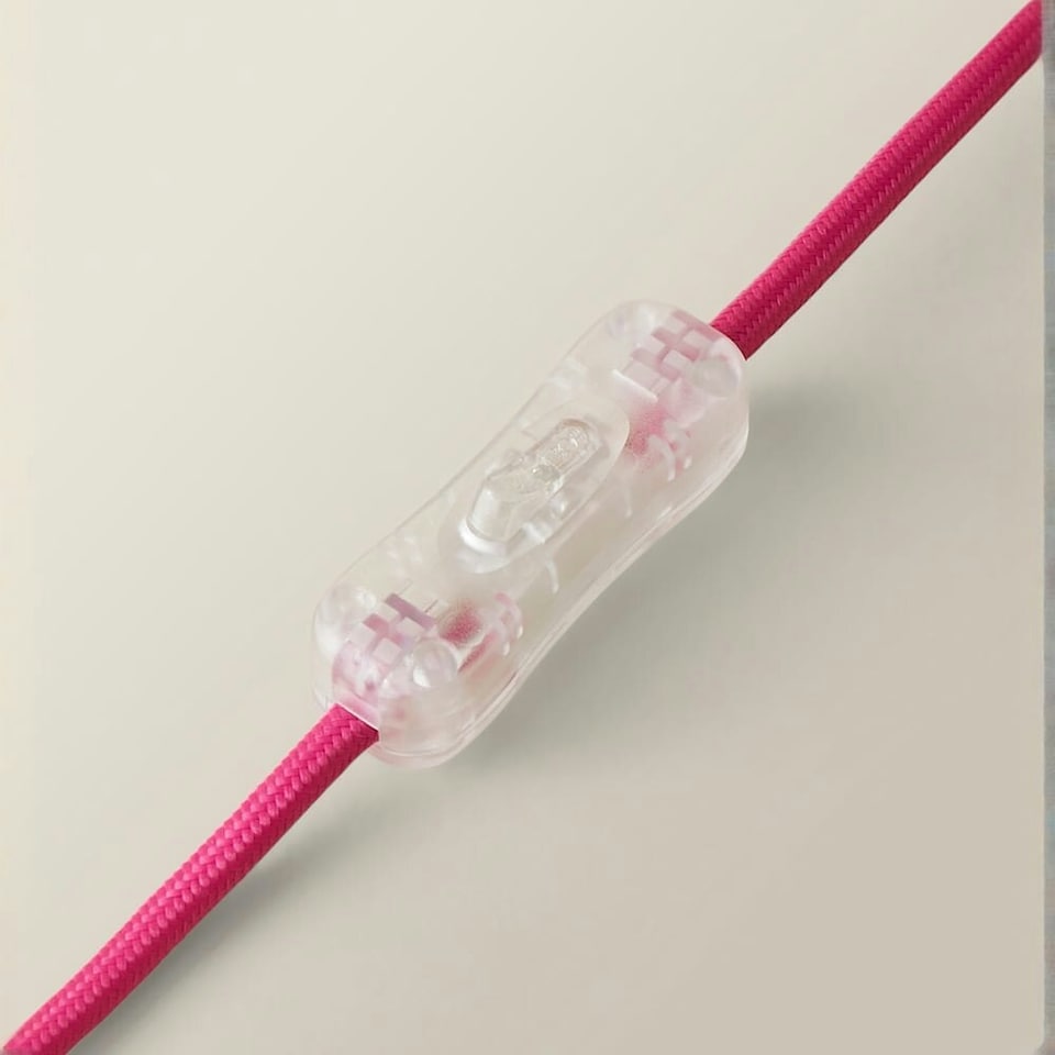 image 1 of ValueLights Flo Flamingo Velvet Pink Table Lamp with Floral Drum Lamp Shade