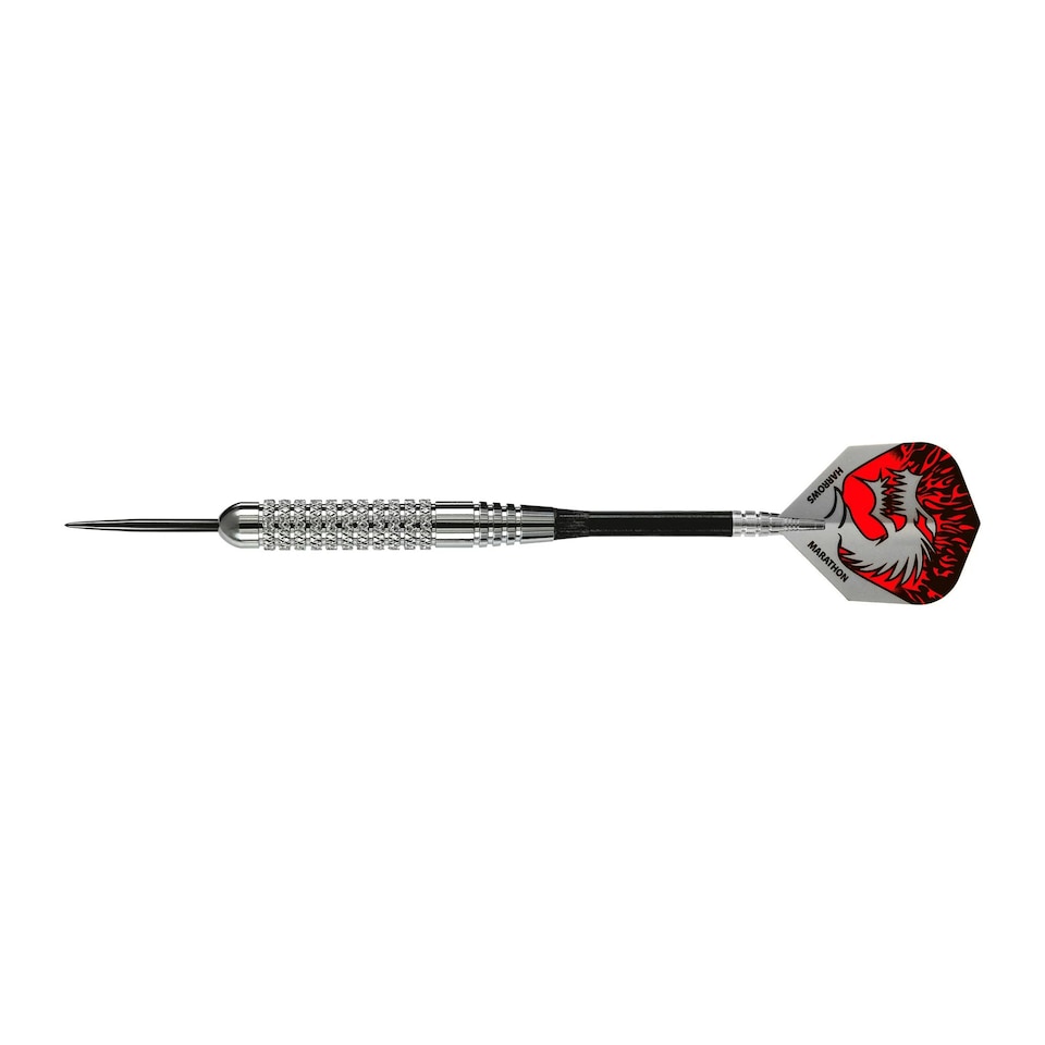image 1 of Harrows Silver Arrows Darts (Pack of 3) - Silver/Red/Black - 18g