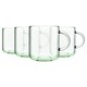 image 1 of Pasabahce Aware Iconic Recycled Glass Mugs - 245ml - Green - Pack of 4
