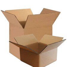 30 x Double Wall 12 x 9 x 9" (305x229x229mm) Strong Cardboard Shipping Boxes For House Moving & Storage Brown