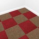 image 4 of 40 x Carpet Tiles 10m2 / Scarlet Red & Sand | Red