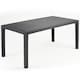image 3 of Anthracite Plastic Dining Table & Folding Chairs | Black | 7