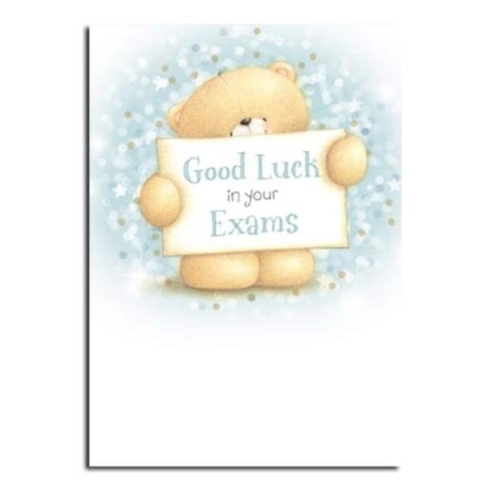 image 1 of Good Luck In Exams Forever Friends Card