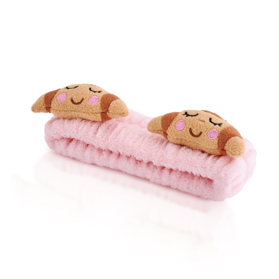 image 1 of SMUG Novelty Spa Headband - Croissant