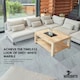 image 7 of NOVECRAFTO Vinyl Floor Tiles Self Adhesive – 12x24in Peel and Stick Waterproof Rectangular Flooring for Kitchen & Bathroom – Grey White Marble Effect Grey | 1.85 sqm