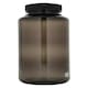 image 2 of Mountain Warehouse 1L Plastic Bottle with Wide Screw Top Leak Proof Lid BPA Free Black