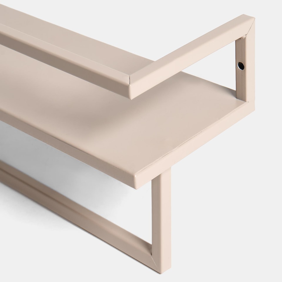 image 1 of OHS Towel Rail Bathroom Shelf Space Saving Storage Unit Wall Mounted