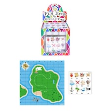 Henbrandt Pirate Treasure Map Game - Multicoloured - One Size