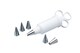 image 1 of KitchenCraft Icing Syringe Plastic 6 Nozzle