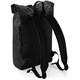 image 3 of Bagbase Tarp Waterproof Roll-Top Backpack - Black - One Size