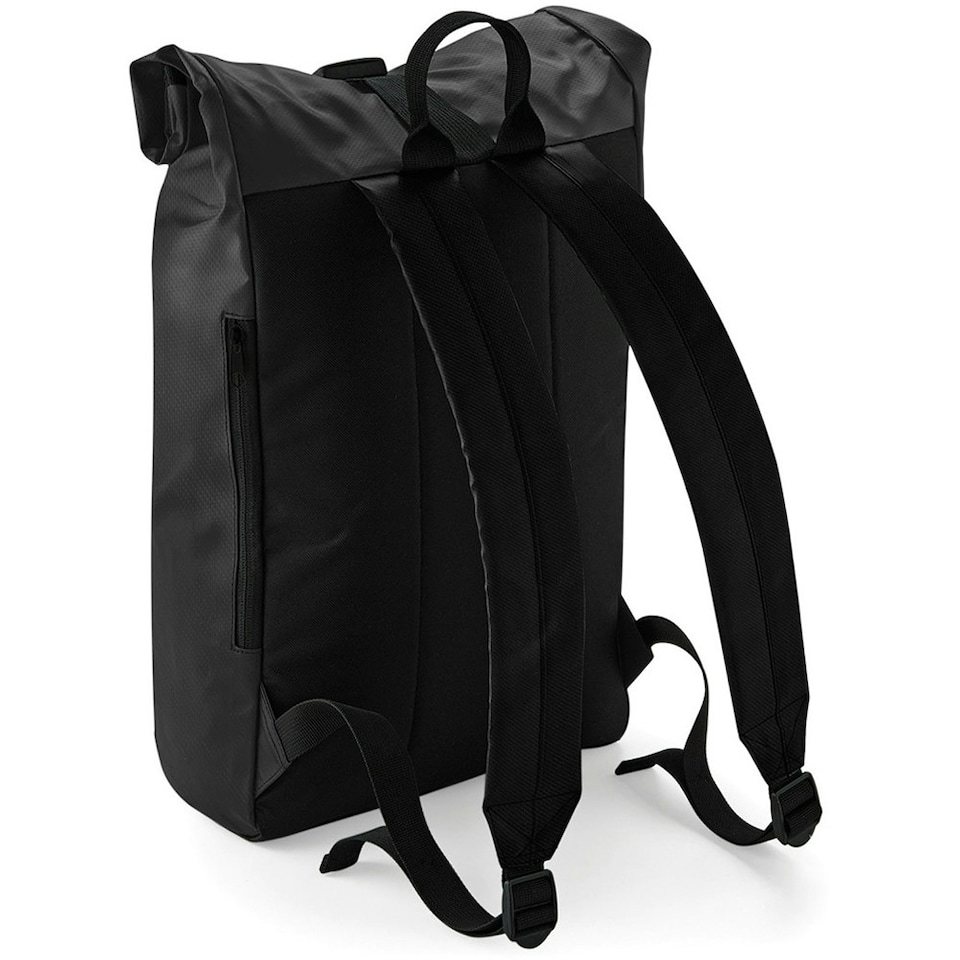 image 1 of Bagbase Tarp Waterproof Roll-Top Backpack - Black - One Size