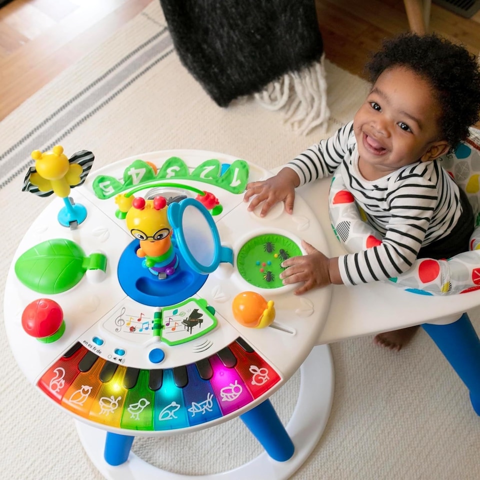 image 1 of Baby Einstein Around We Grow 4-in-1 Baby Activity Center & Stationary Walker