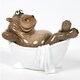 image 3 of 'Bathtime' Hippo in Bath Tub Figurine Novelty Bathroom Decoration (Copy)